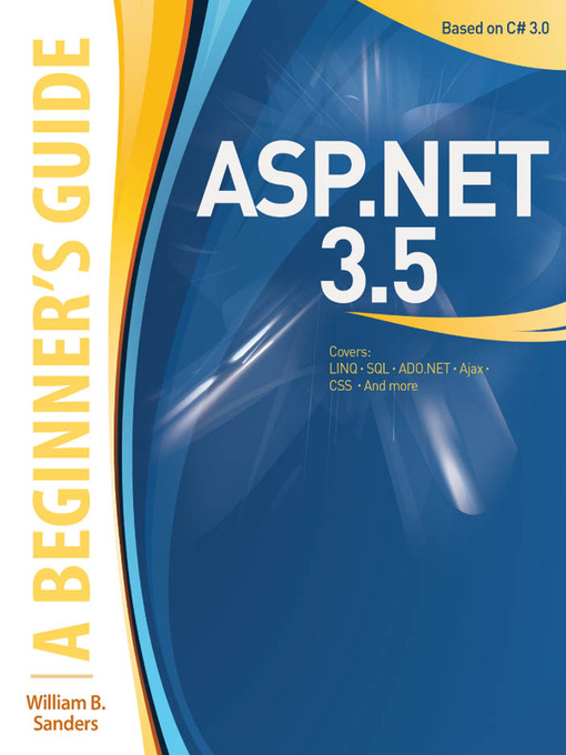 Title details for ASP.NET 3.5 by William Sanders - Available